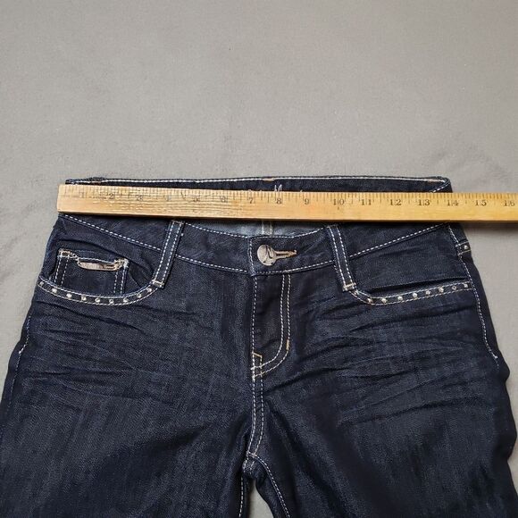Guess By Marciano Skinny Jean Dark Wash Denim Cropped - Picture 16 of 16